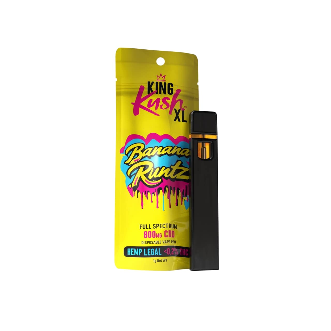 Kush Vape Pen - Banana Runtz - Display of 10 [KUSHV12] : Multi-i
