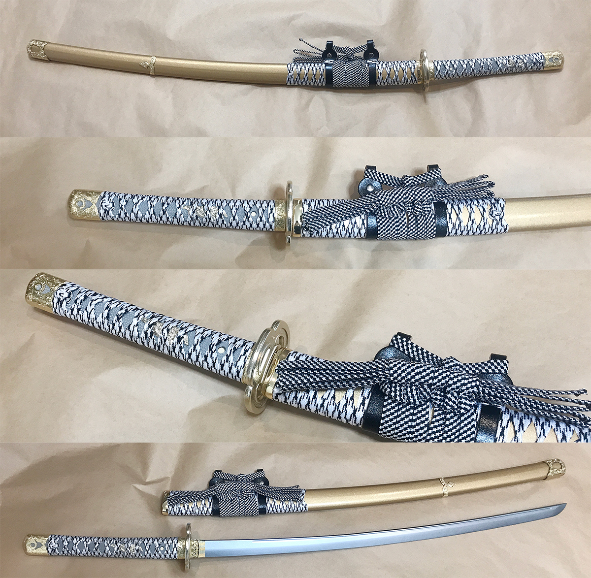 竹光模造刀 黄金太刀拵え◇商品画像