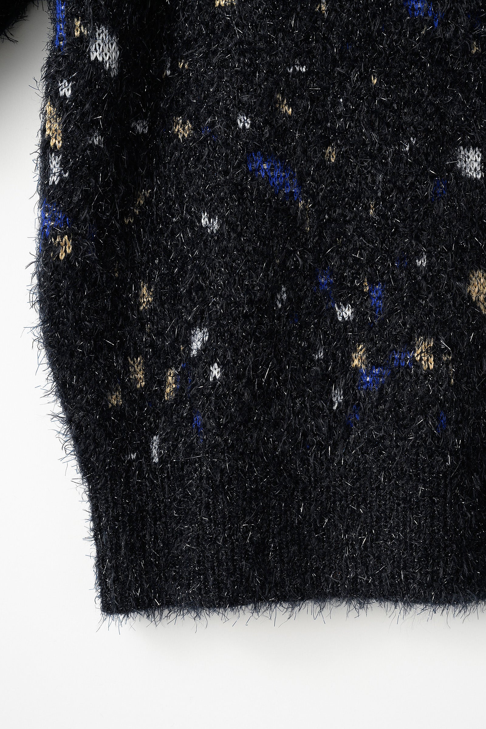 Twinkle knit cardigan (Black) - ニットカーディガン