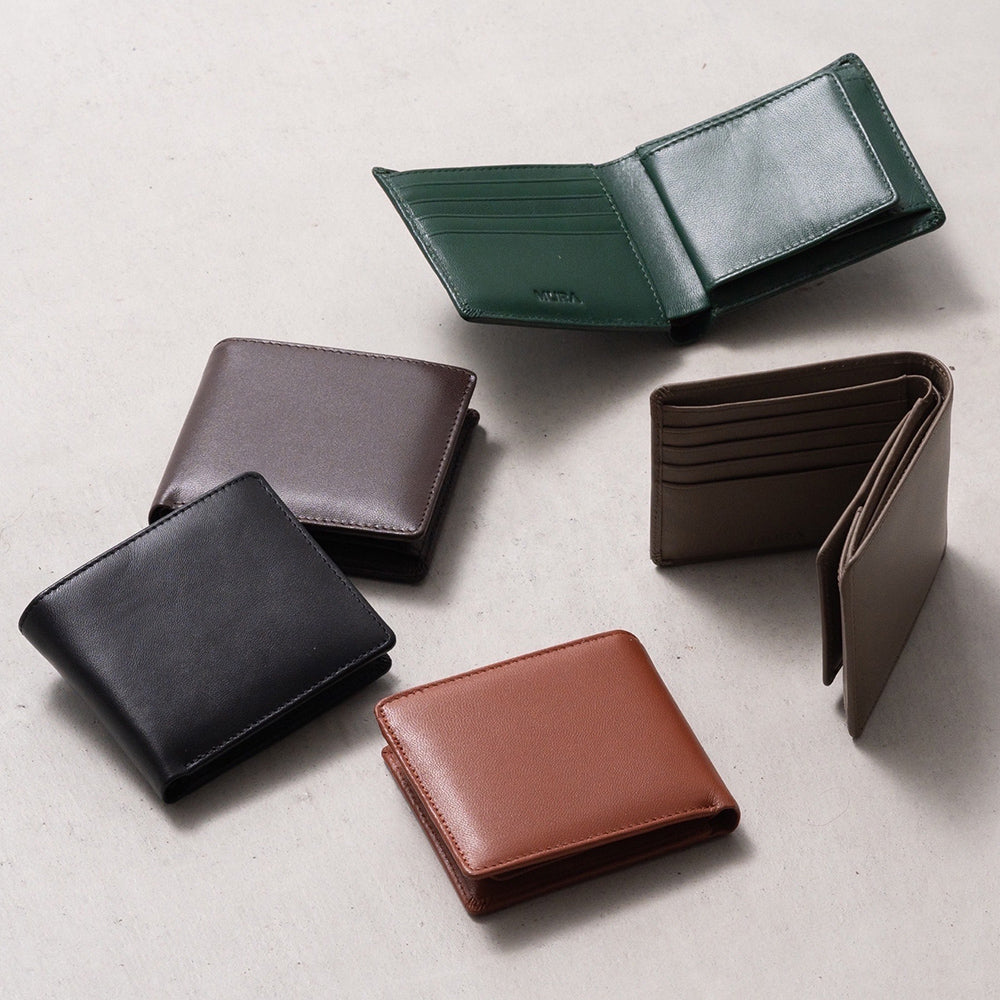 MURA ゴートレザー スキミング防止機能付き 二つ折り財布 – MURA-ムラ