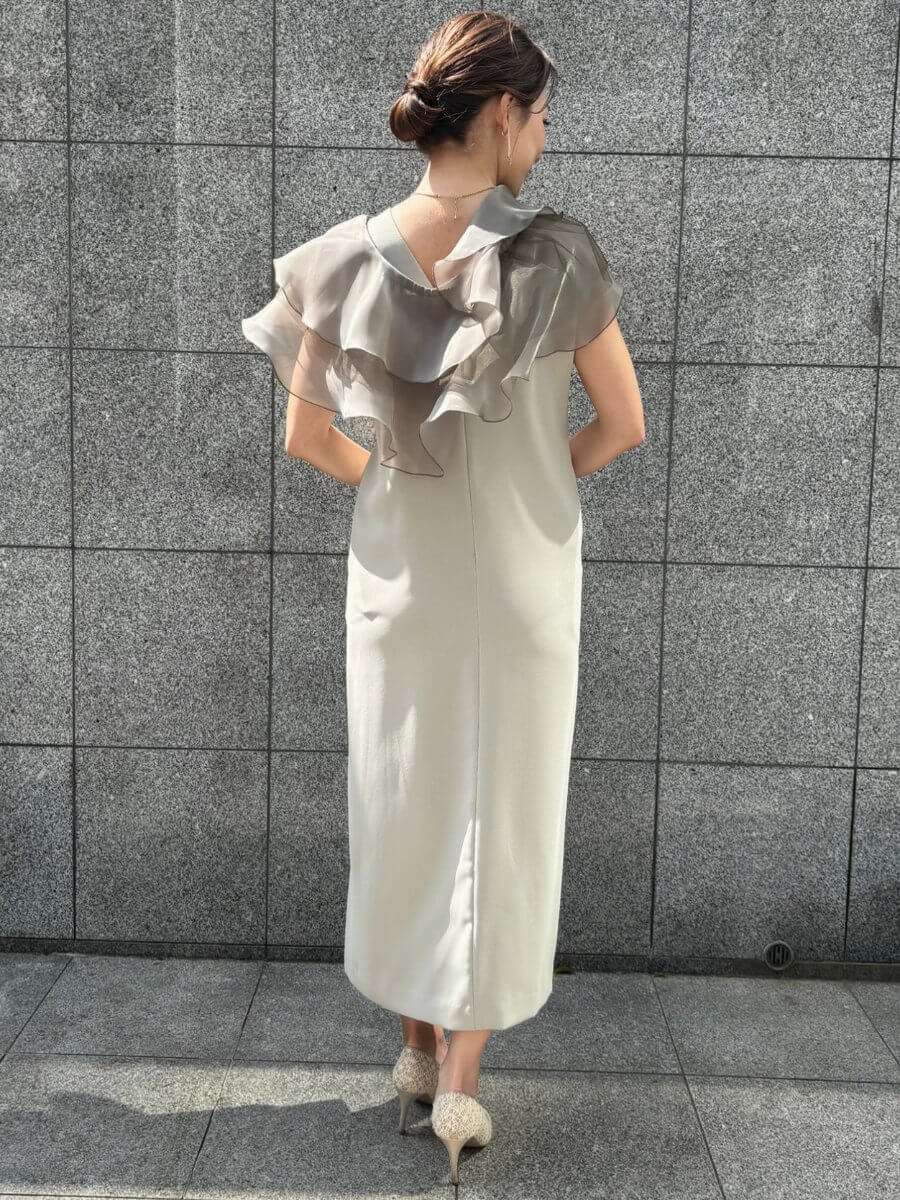 R*い様 misha&puff ラッフルドレス Ruffle Sleeve Dr R*い様