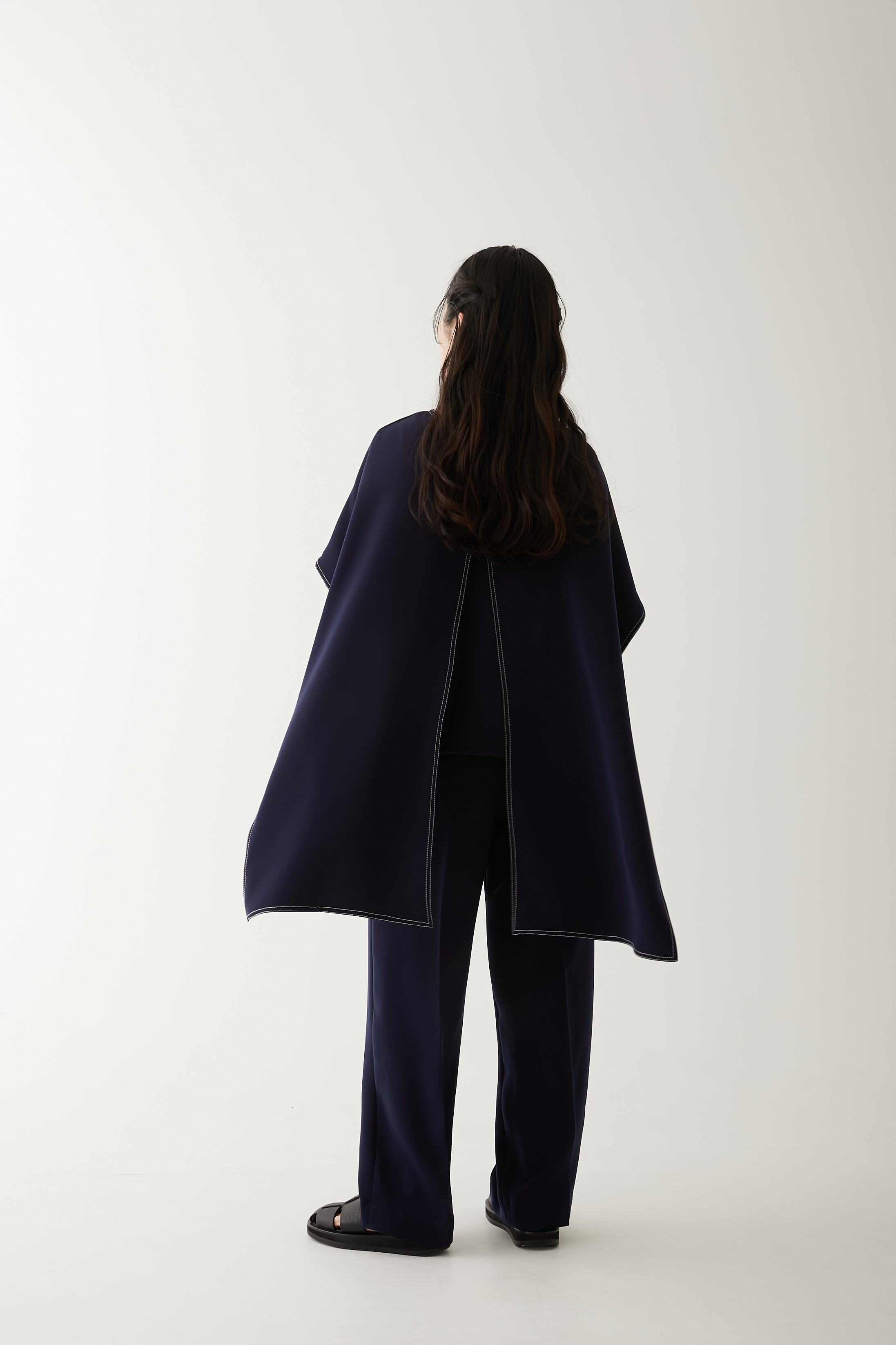 EASY WIDE PANTS/NAVY｜MYNE （マイネ）OFFICIAL ONLINE STORE｜なぐも