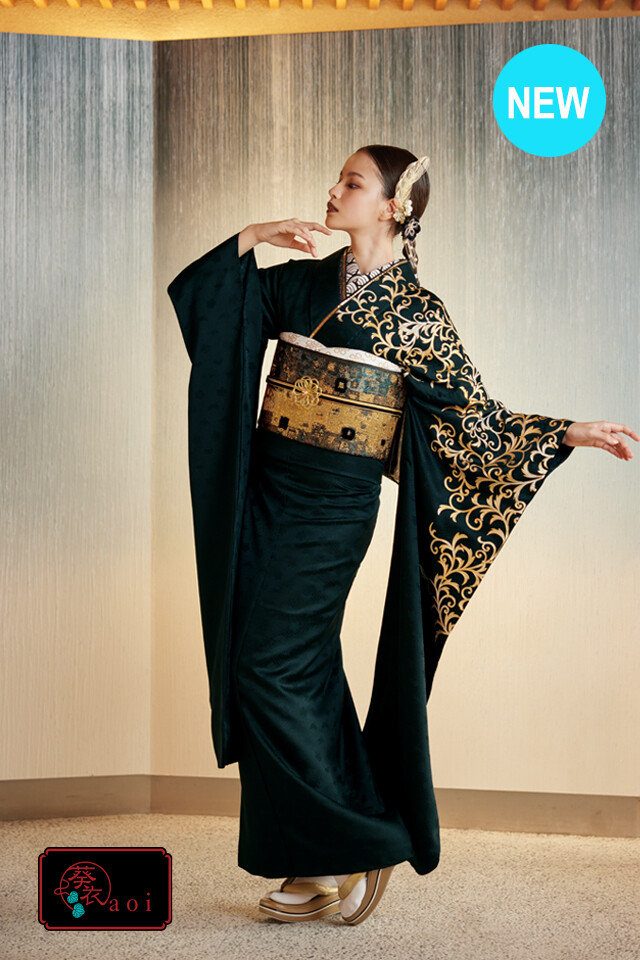 biwa桜 | 南草津店 | Princess Furisodeの振袖 /黒色/ゴールド色