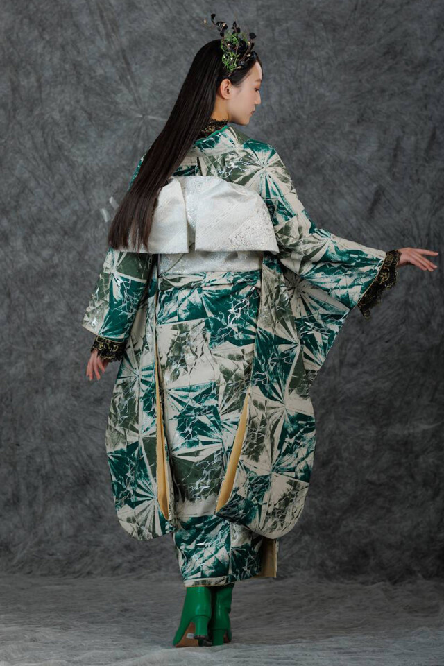 着物姫｜幸三郎ウェディングの振袖・袴館の振袖 /緑色/クール/その他