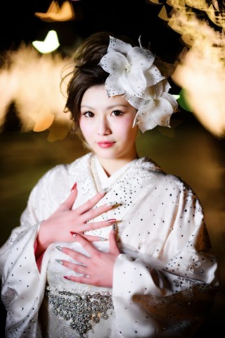 着物レンタル・和装卸販売 とみおかや 本店の振袖 /白色/白色