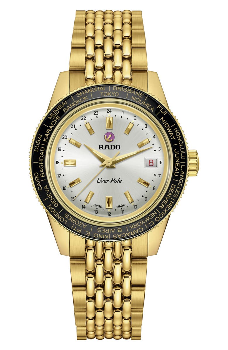 RADO Captain Cook Over-Pole GMT Automatic Watch, 39mm | Nordstrom