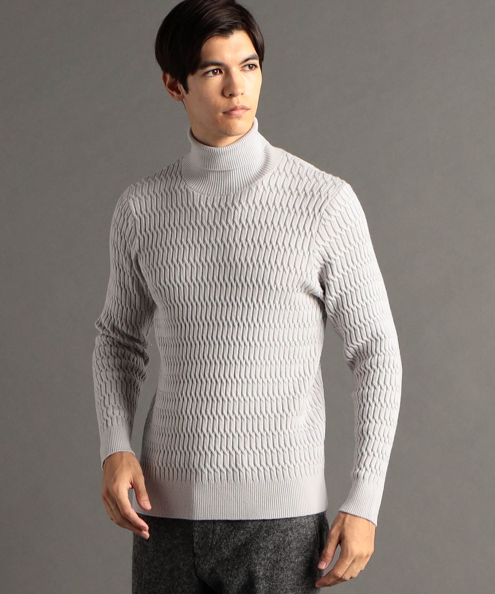 ex/tra】ケーブル タートルネックニット｜プルオーバー｜ニコル公式
