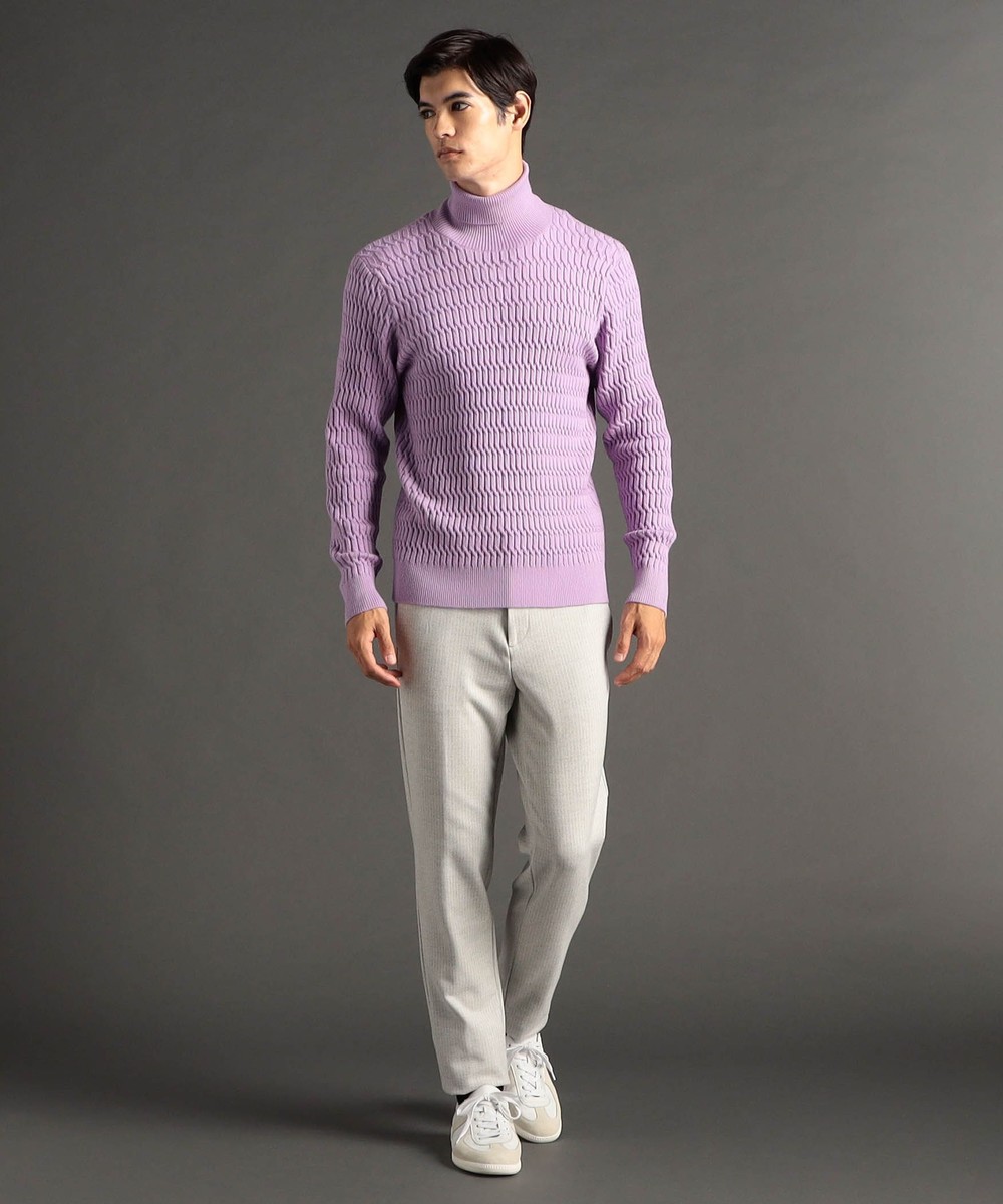 ex/tra】ケーブル タートルネックニット｜プルオーバー｜ニコル公式