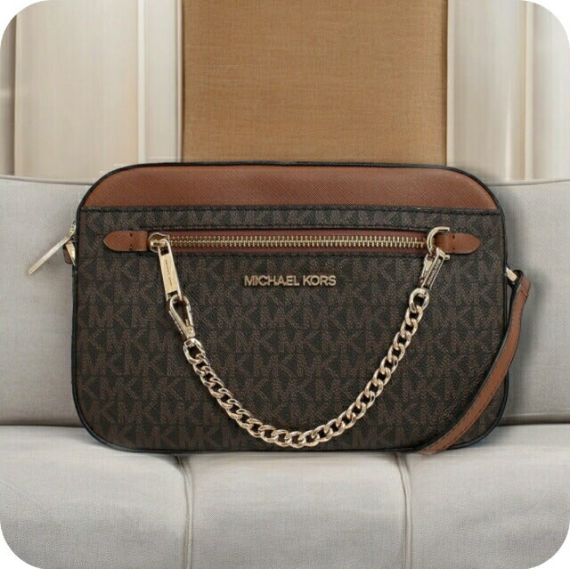 マイケルコース MICHAEL KORS ショルダーバッグ 35S1GTTC9B-BROWN