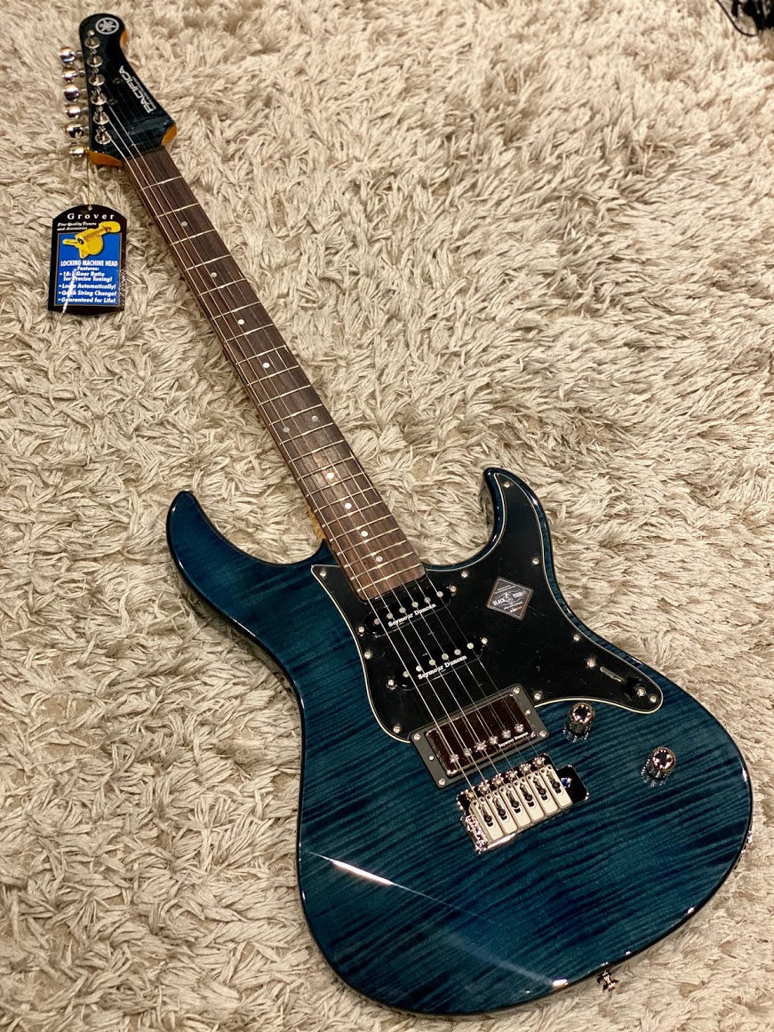 Yamaha Pacifica PAC612VII Flame Maple in Indigo Blue
