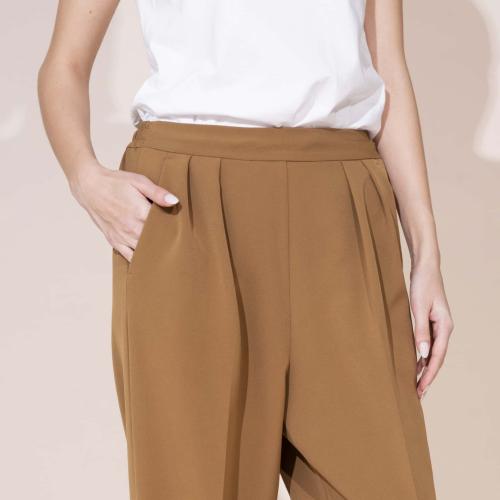 MY FORME タックワイドパンツ キャメル Sサイズ MF-P-WPCA-S / NES