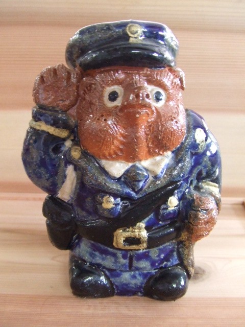ta-343 警察官ミニ狸（警坊ちゃん）｜信楽たぬき専門店/ネットショップ