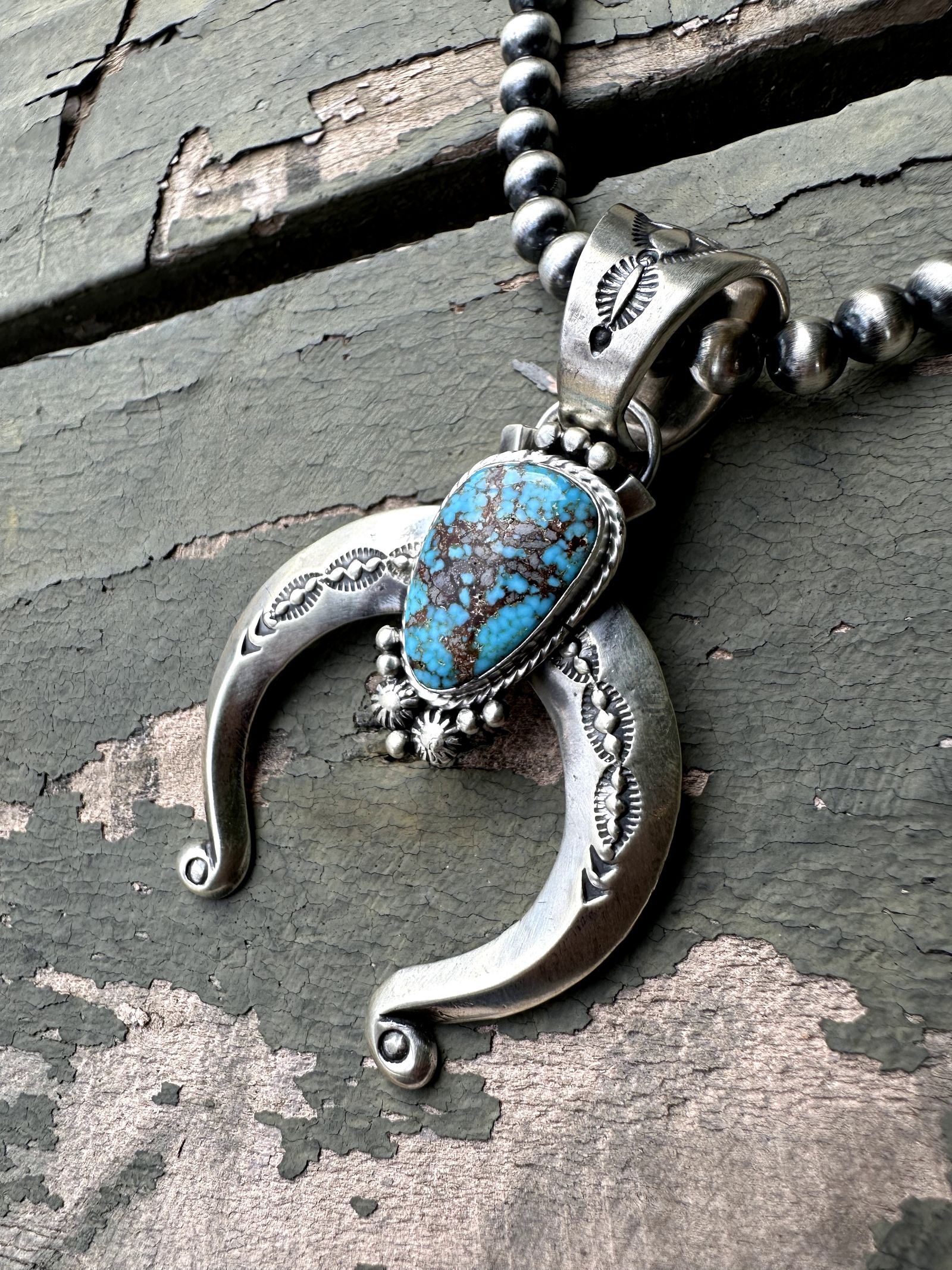 INDIAN JEWELRY - Samuel Yellowhair / キングマンターコイズ ナジャ