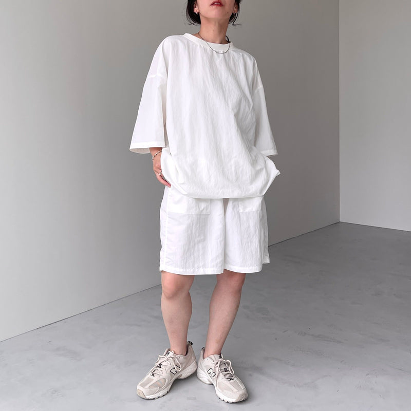 premium nylon setup / ivory（プレミアムナイロンセットアップ