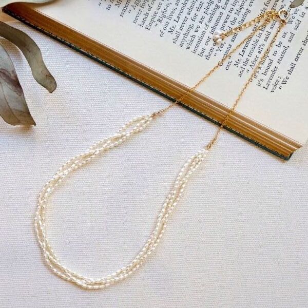 Knit - ニット 】 三つ編みネックレス - Natully