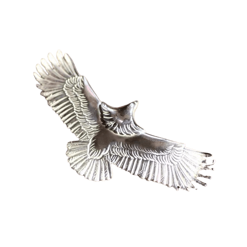 Tady King Silver Eagle Pendant - Native Feather | 日本のGoro's専門店