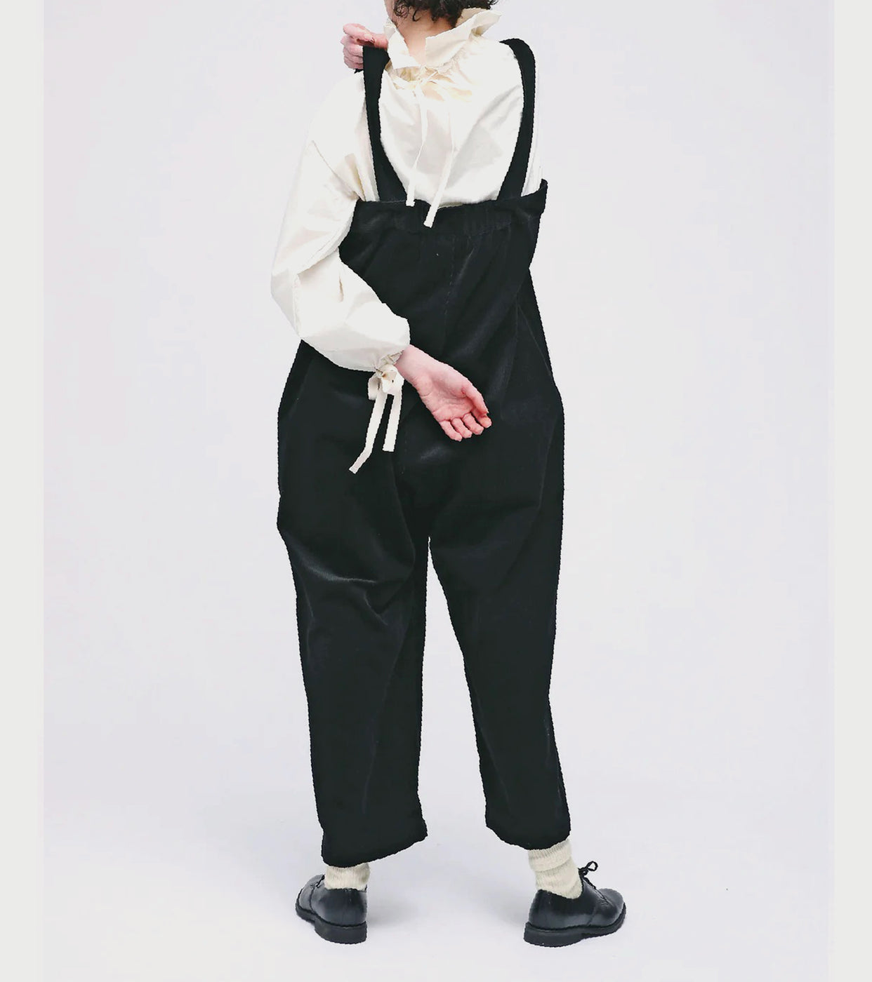 Yarmo ハイライズ ブレース トラウザース , Black – Navyblue