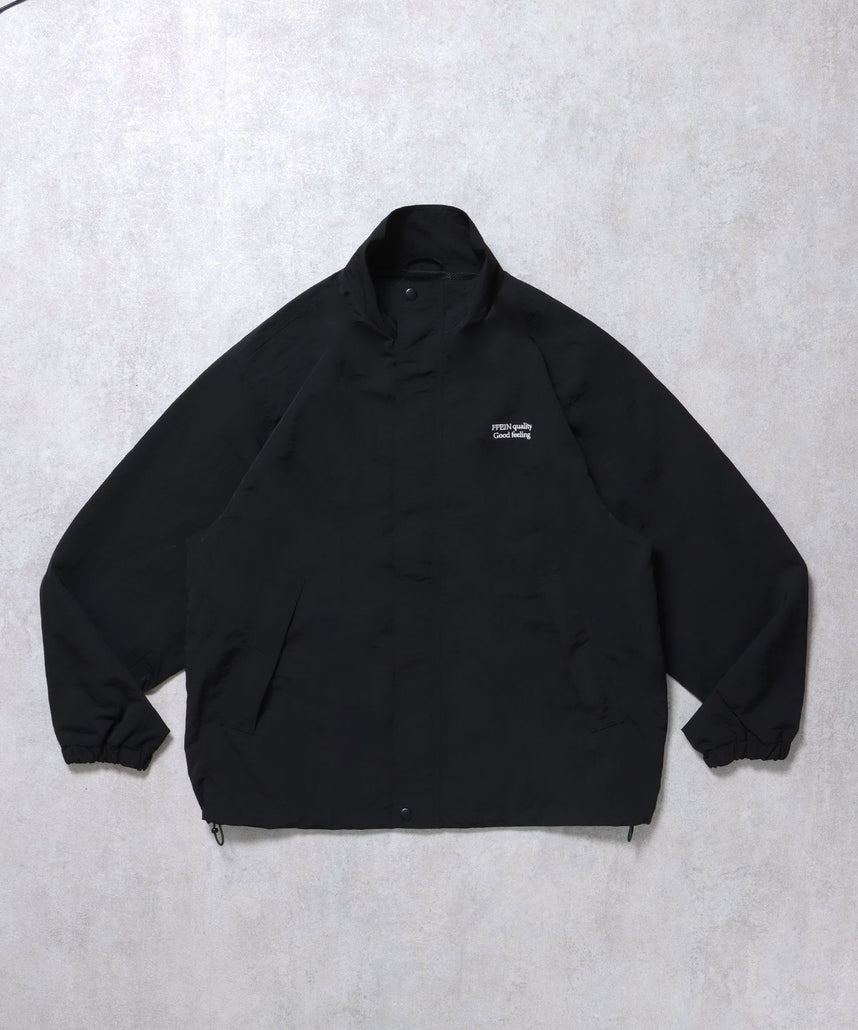 スタンドカラーナイロンジップアップジャケット / オーバージャケット