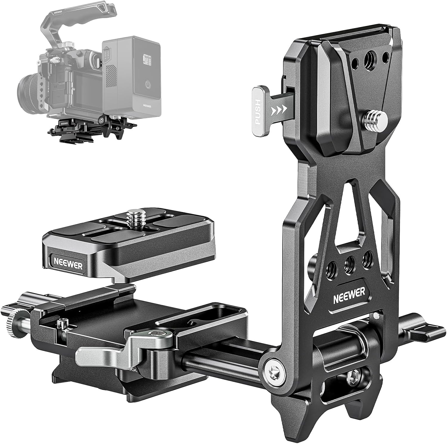 NEEWER PS015 PRO Vマウントバッテリープレート RS4 RS3ジンバル&三脚