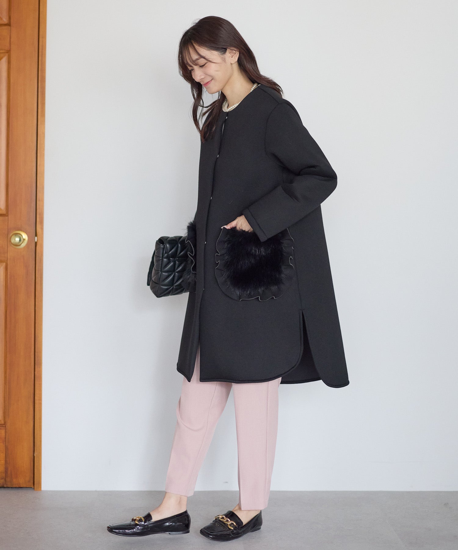 フリルファーポケットコート – Neigeオンラインストア