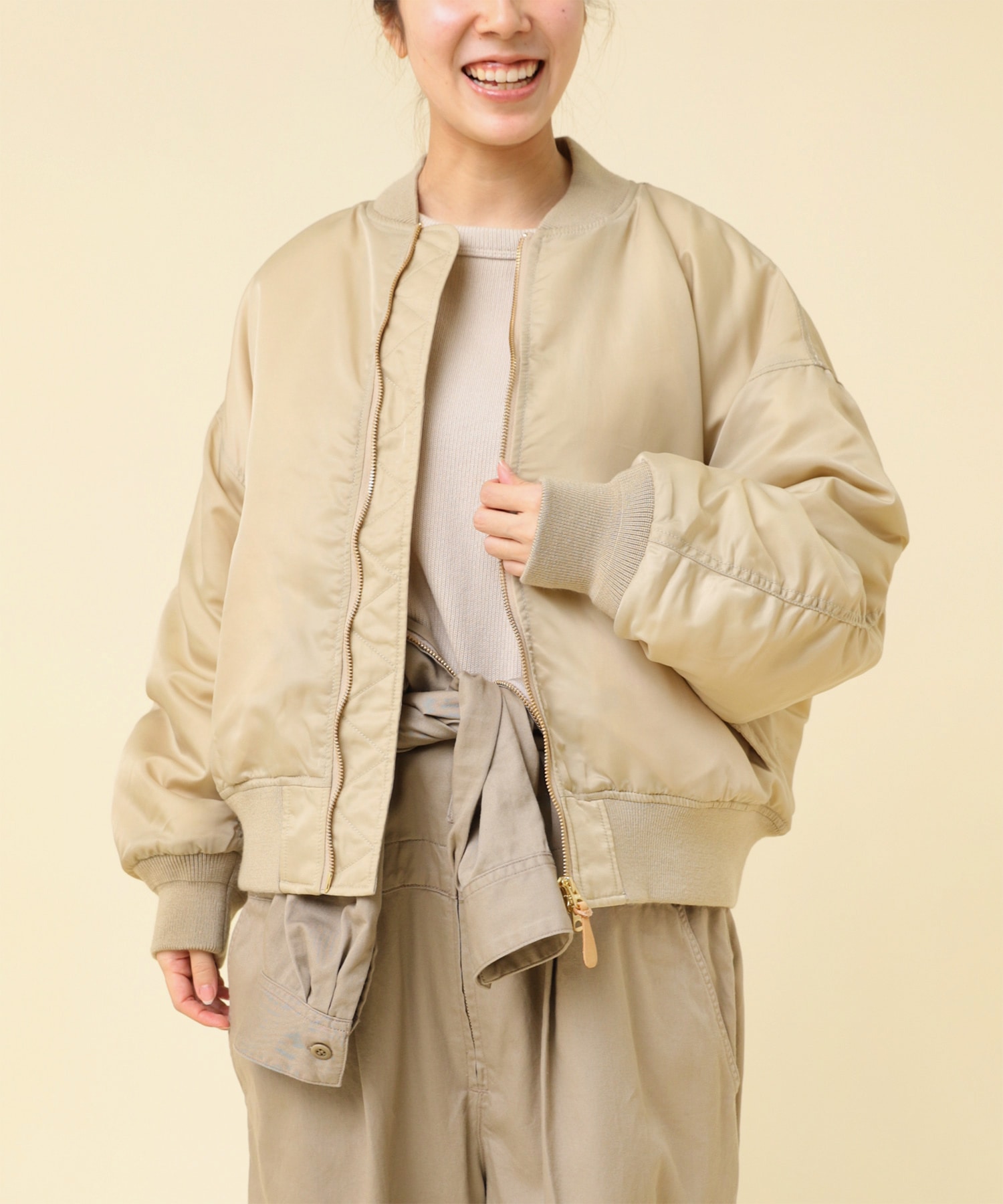 J2127 オーバーサイズMA-1(M チャコール): アウター - RNA ONLINE