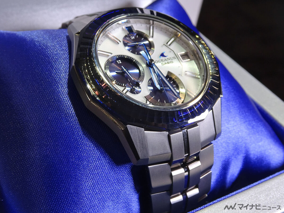 カシオ 2025年6月発売のOCEANUS／MRｰGを実機写真で！ | マイナビニュース