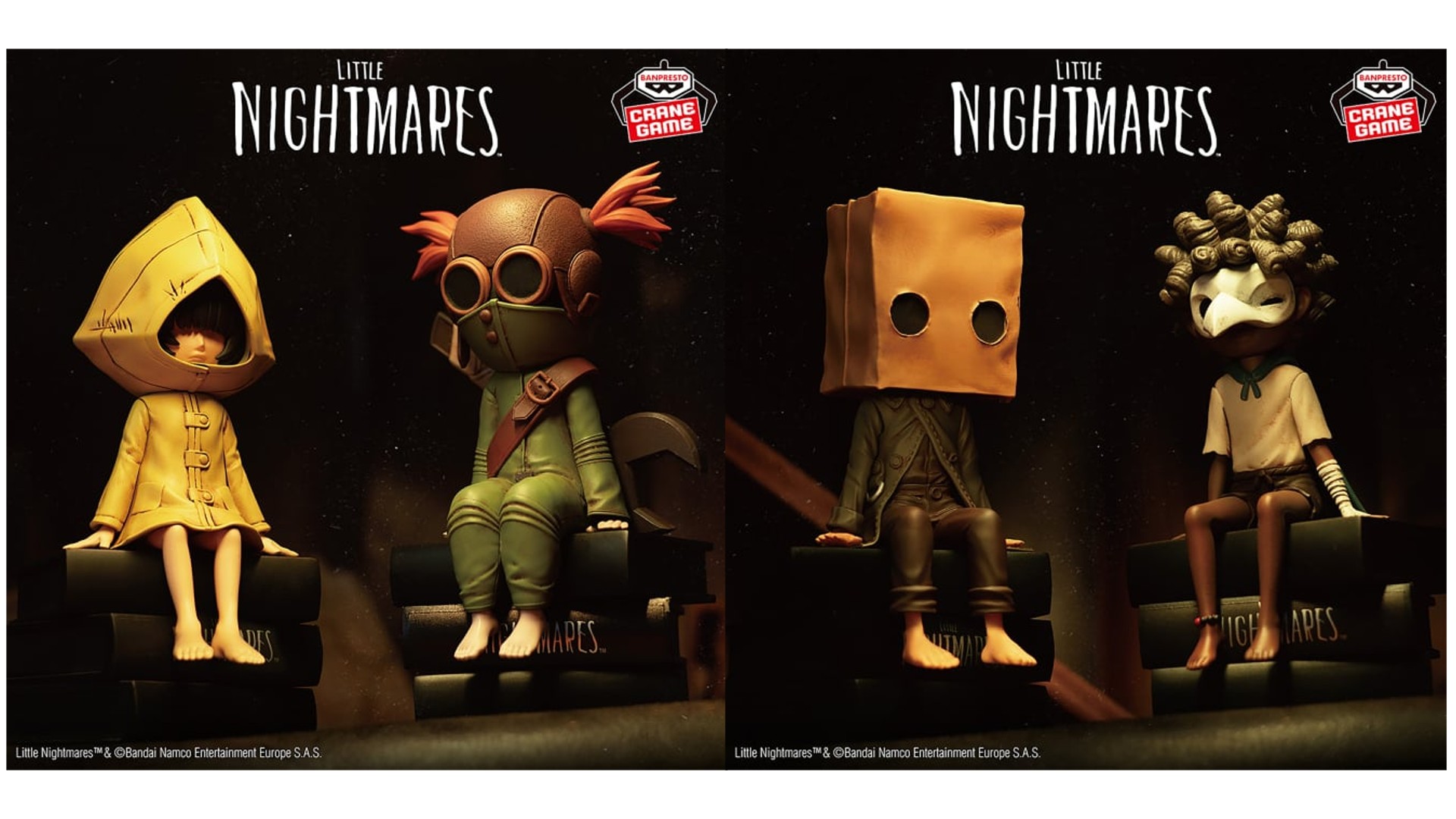 リトルナイトメア』シリーズの「シックス」「モノ」「アローン」「ロゥ