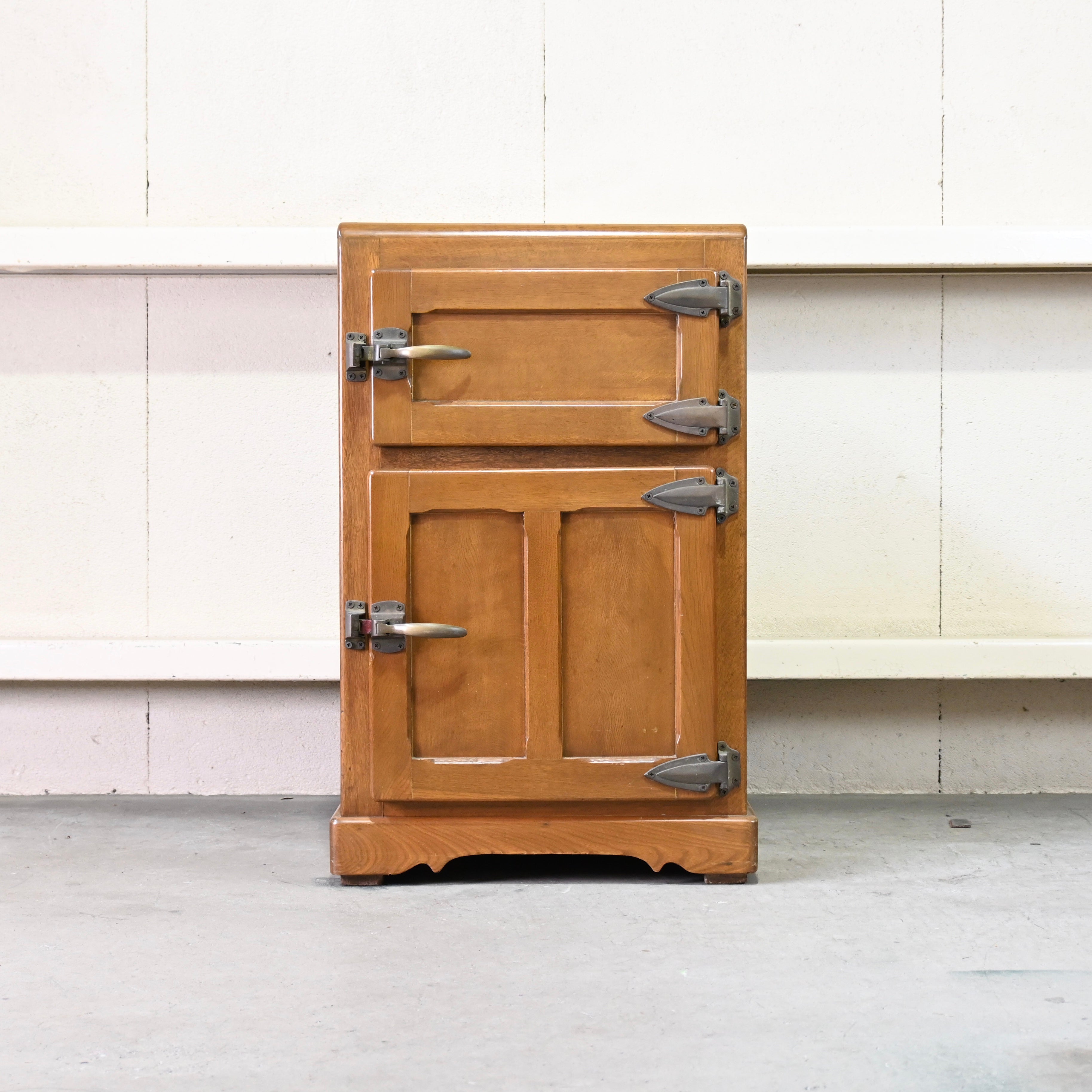 Japan vintage Wooden refrigerator Side cabinet / ジャパン