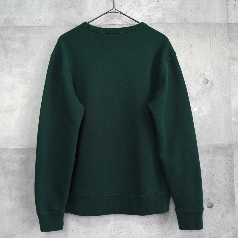 ポロ ラルフローレン カレッジロゴ スウェット ダークグリーン