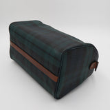 ポロ ラルフローレン チェック柄 ミニボストンバッグ PVC / レザー