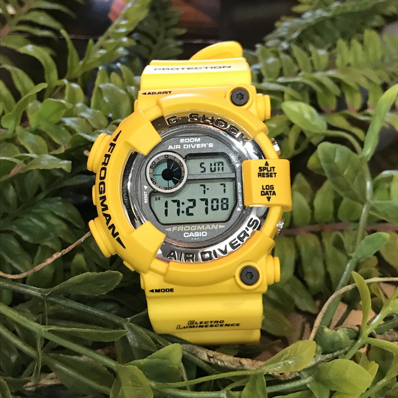 CASIO G-SHOCK FROGMAN デジタル腕時計 クリアイエロー G-SHOCK