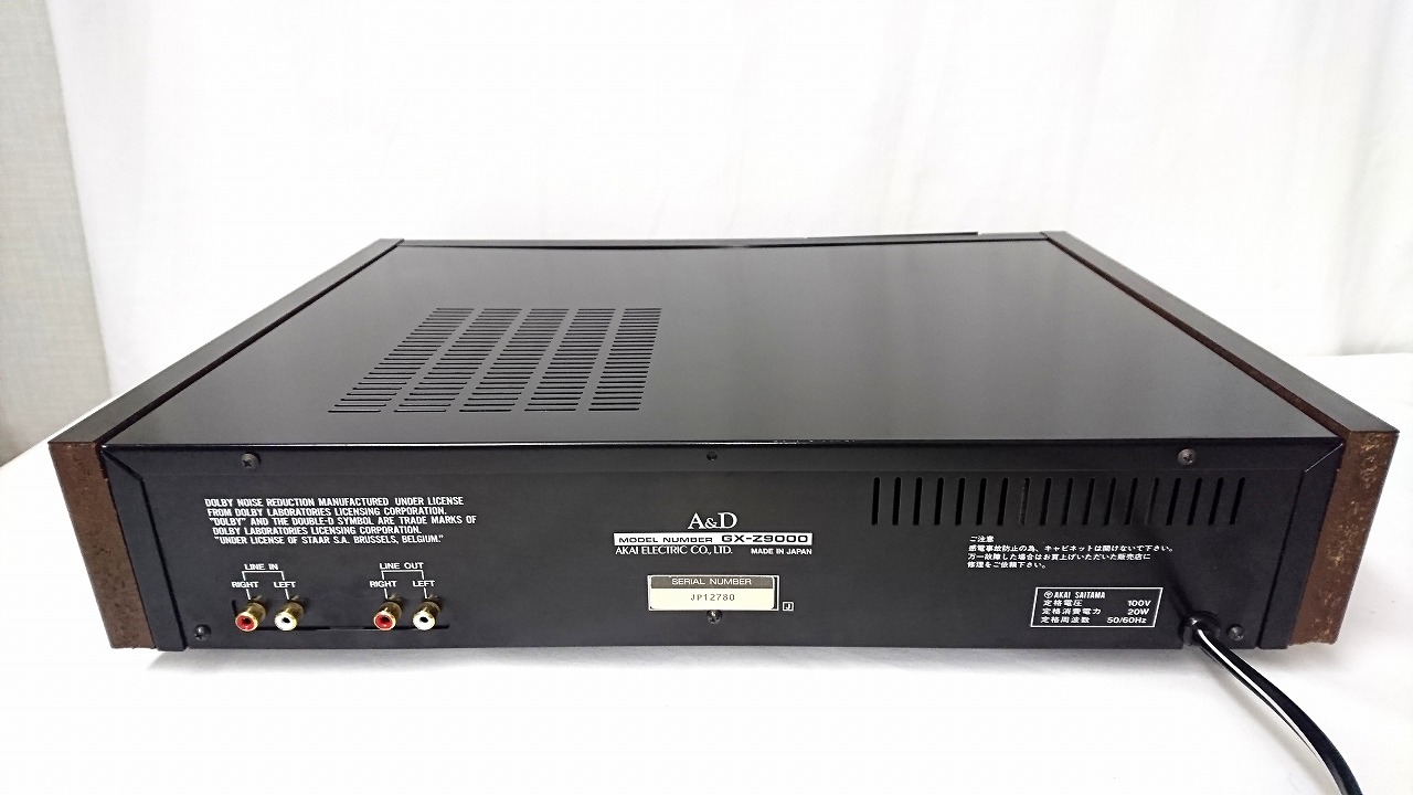 A&D GX-Z9000｜カセットデッキのレンタル―2週間から利用可能