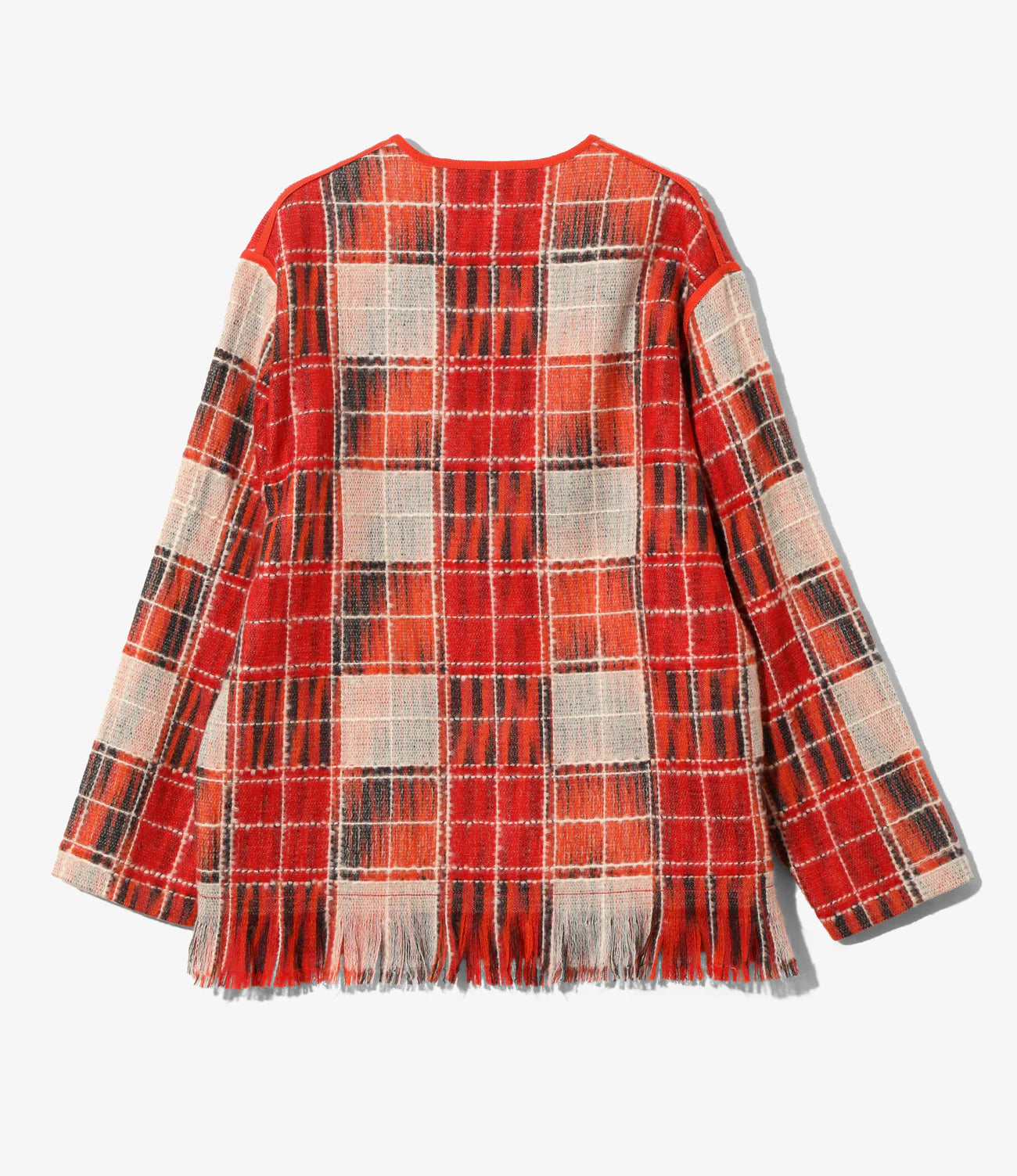 Needles / Fringe Cardigan-Wool Plaid – NorMo Ayase Garage