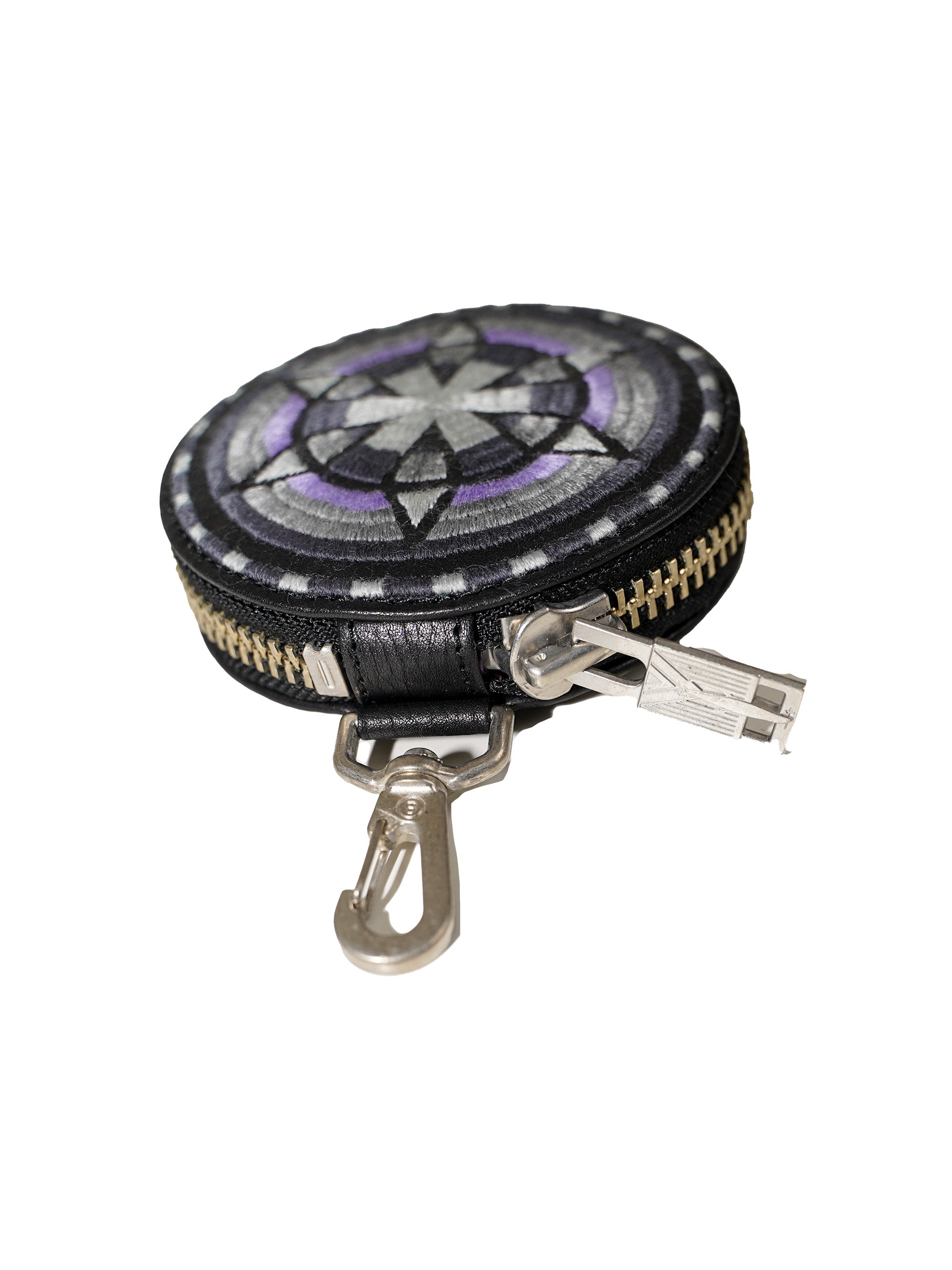 el conductorH x blackmeans LEATHER CIRCLE POUCH コインケース