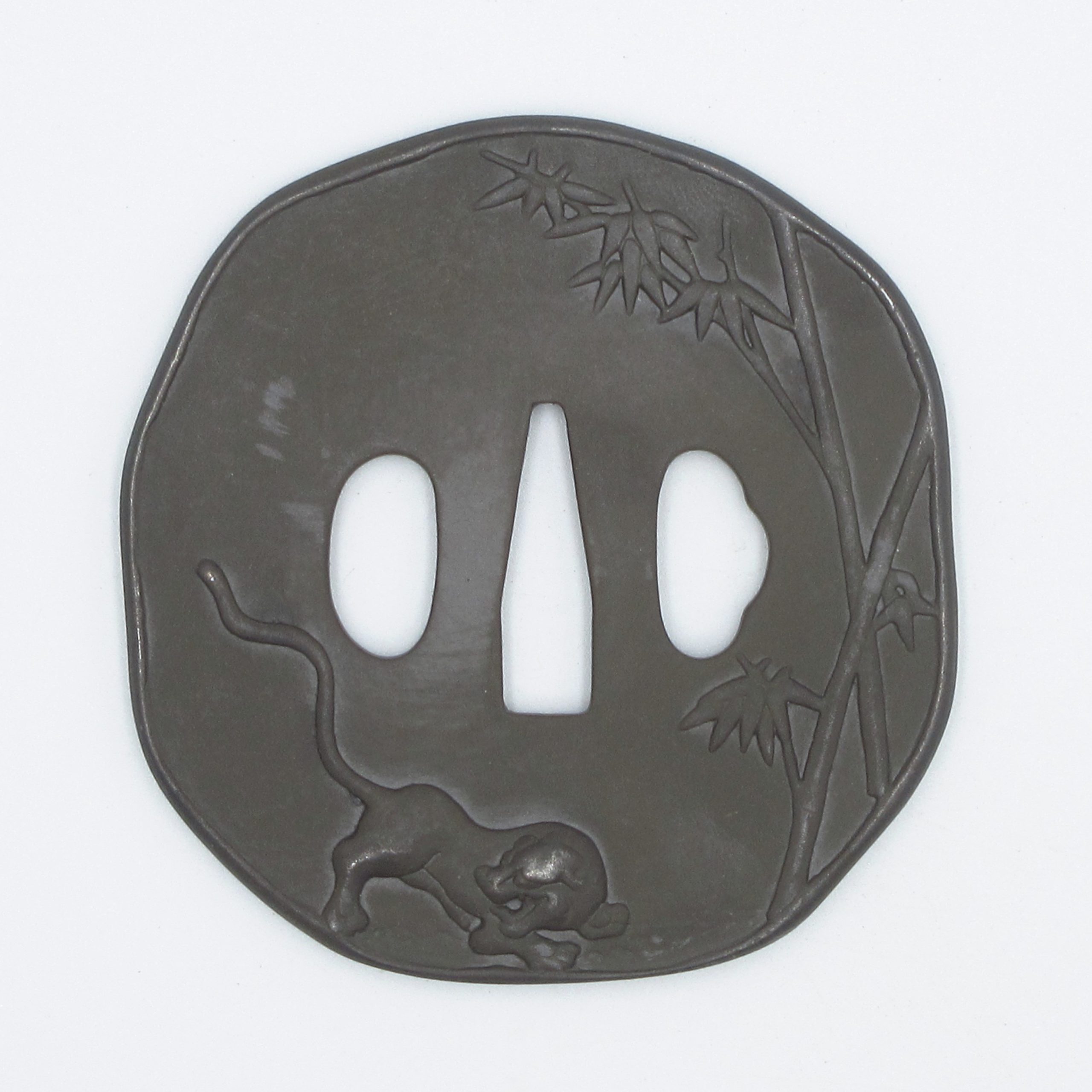 T-015 鍔 竹に虎の通販 - 濃州堂