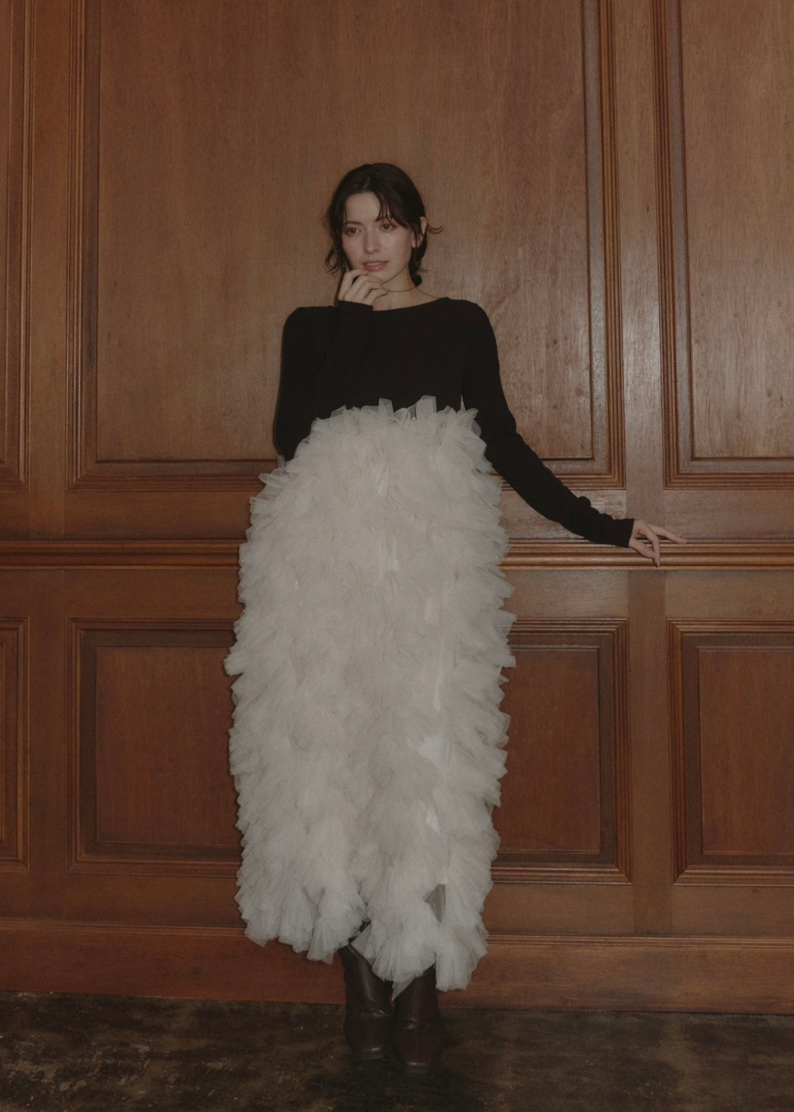 ruffle tulle dress – NOTRE émor