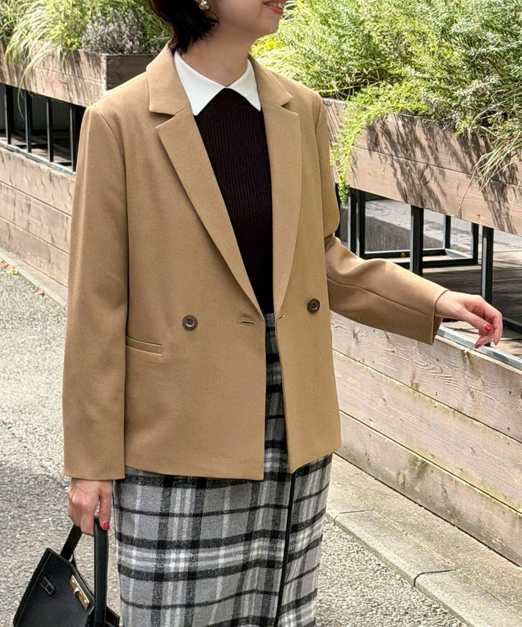 ウールライクテーラードジャケット（5-0803-6-05-011）｜MICO COULIER