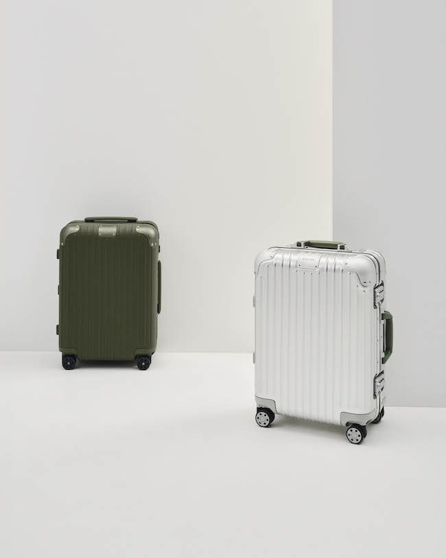 RIMOWA」の人気スーツケース2型に新色のオリーブ グリーンが登場