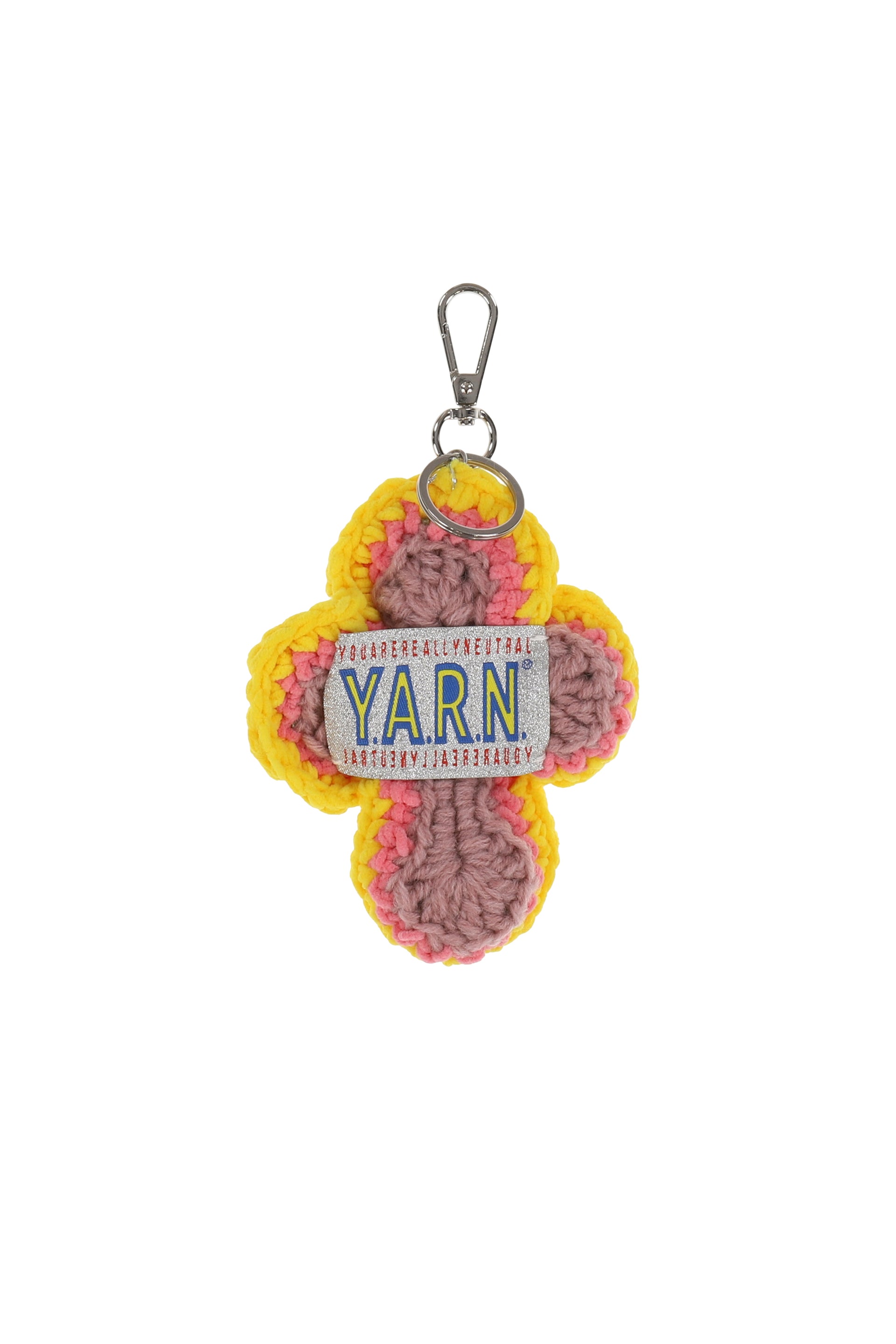 Y.A.R.N. ヤーン SS26 3D CROSS KEYCHAIN / MULTI - NUBIAN ヌビアン