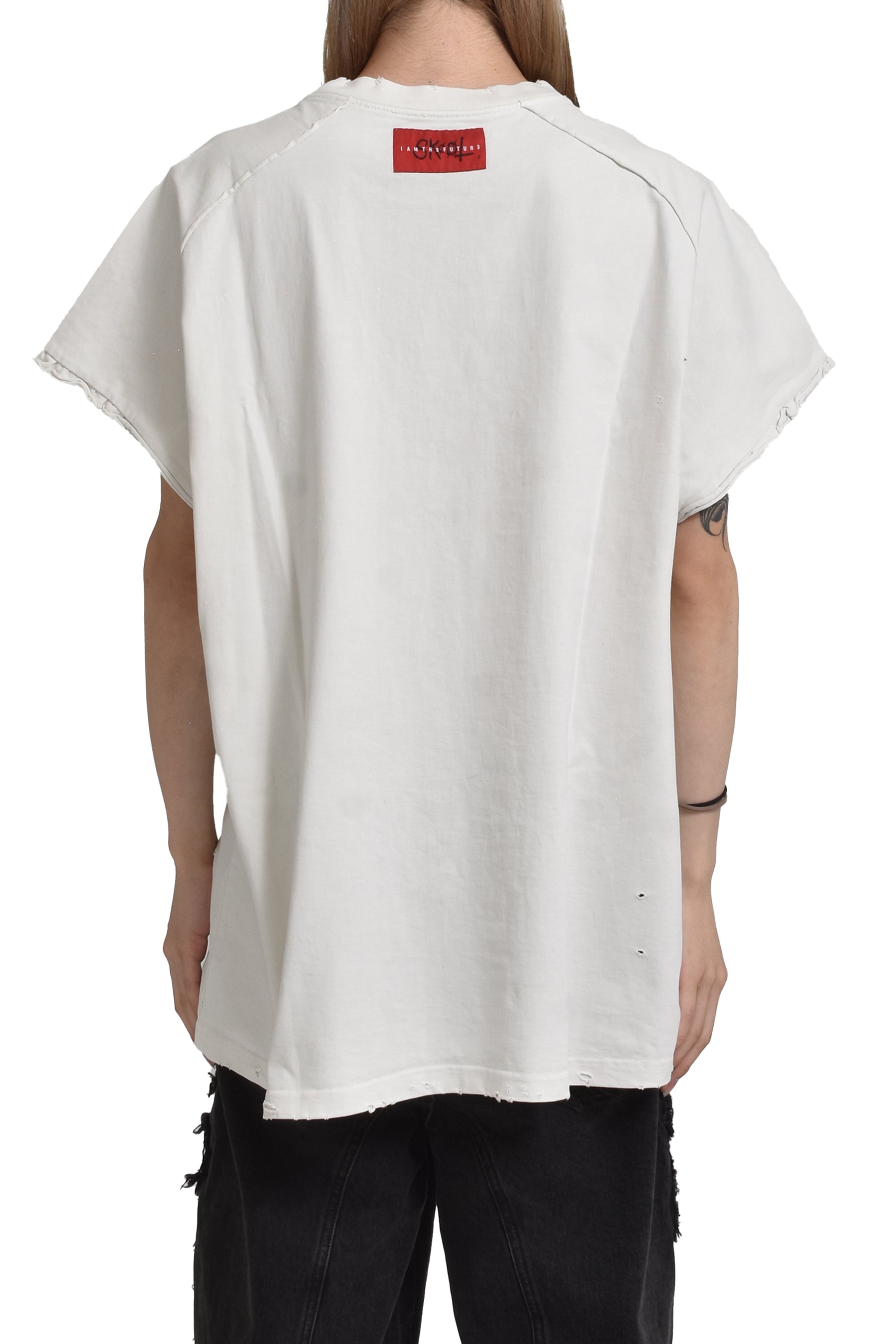 SKOOT スクート FW24 GROW OP TANK TOP / WHT - NUBIAN