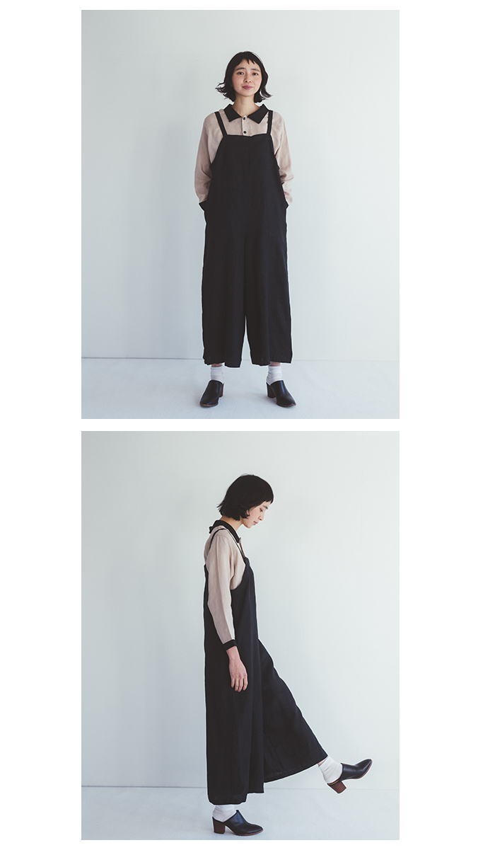 fog linen work(フォグリネンワーク)エリー サロペット | 山口県下関市