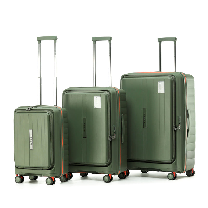 Tosca Cruiser Collection polypropylene front access trolley case