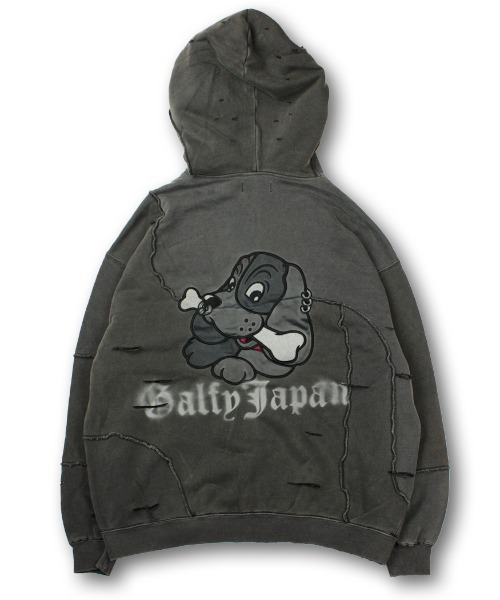 A'GEM/9 × .kom 『GALFY/ガルフィー』 ツギハギゾンビパーカー