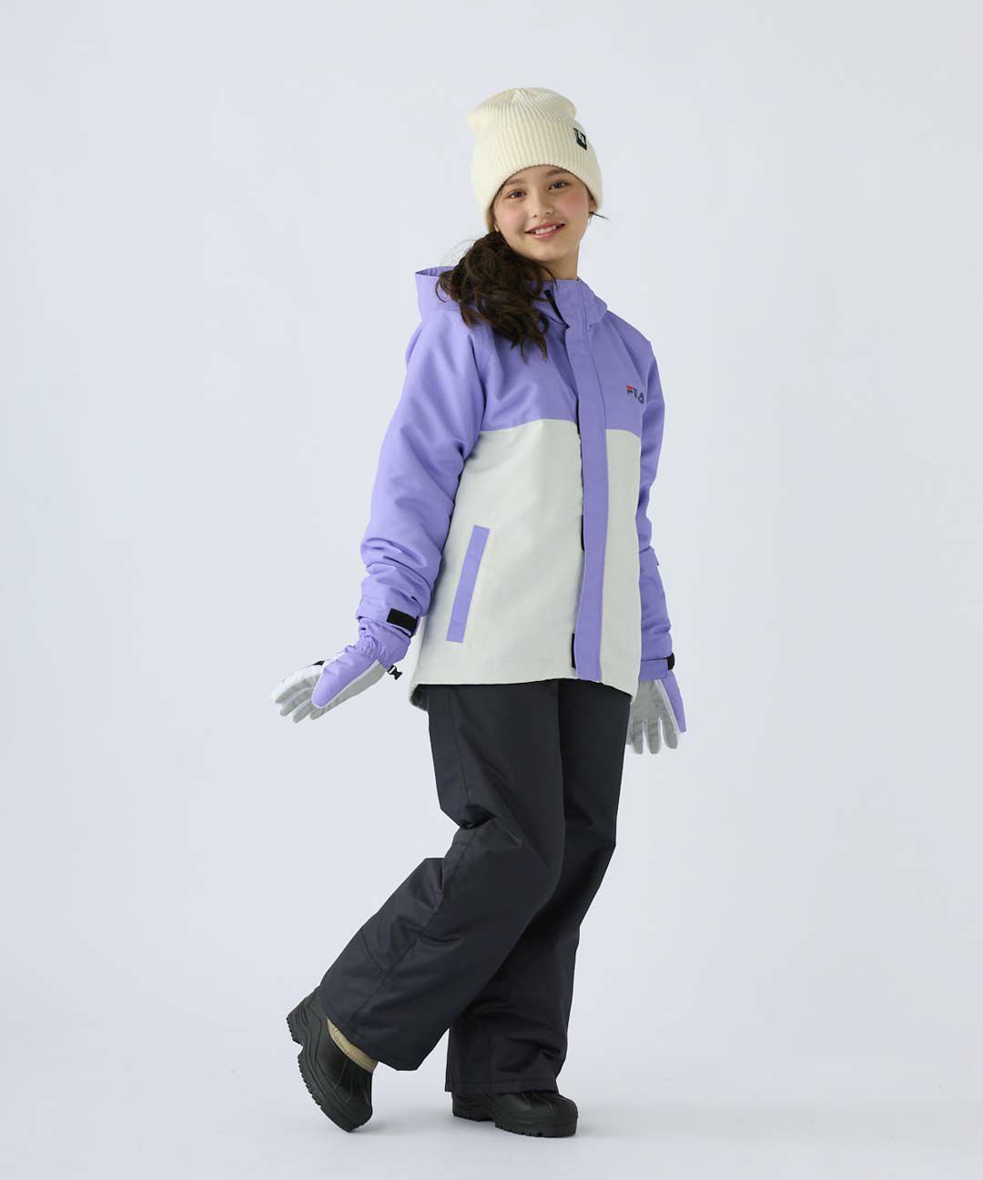 repipi armario キッズ バイカラースキー・スノーボードウエア上下