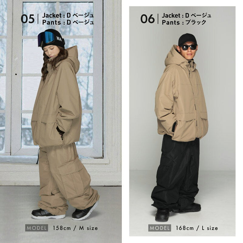 瀧澤憲一着用モデル] スノーボードウェア メンズ レディース 上下