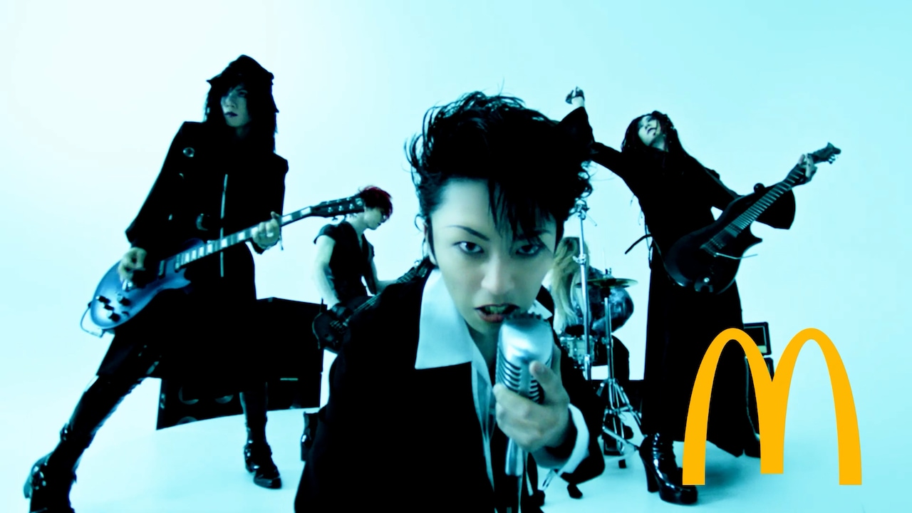 LUNA SEA公認のコピーバンドがマクドナルド新CMに登場、ボーカリストは