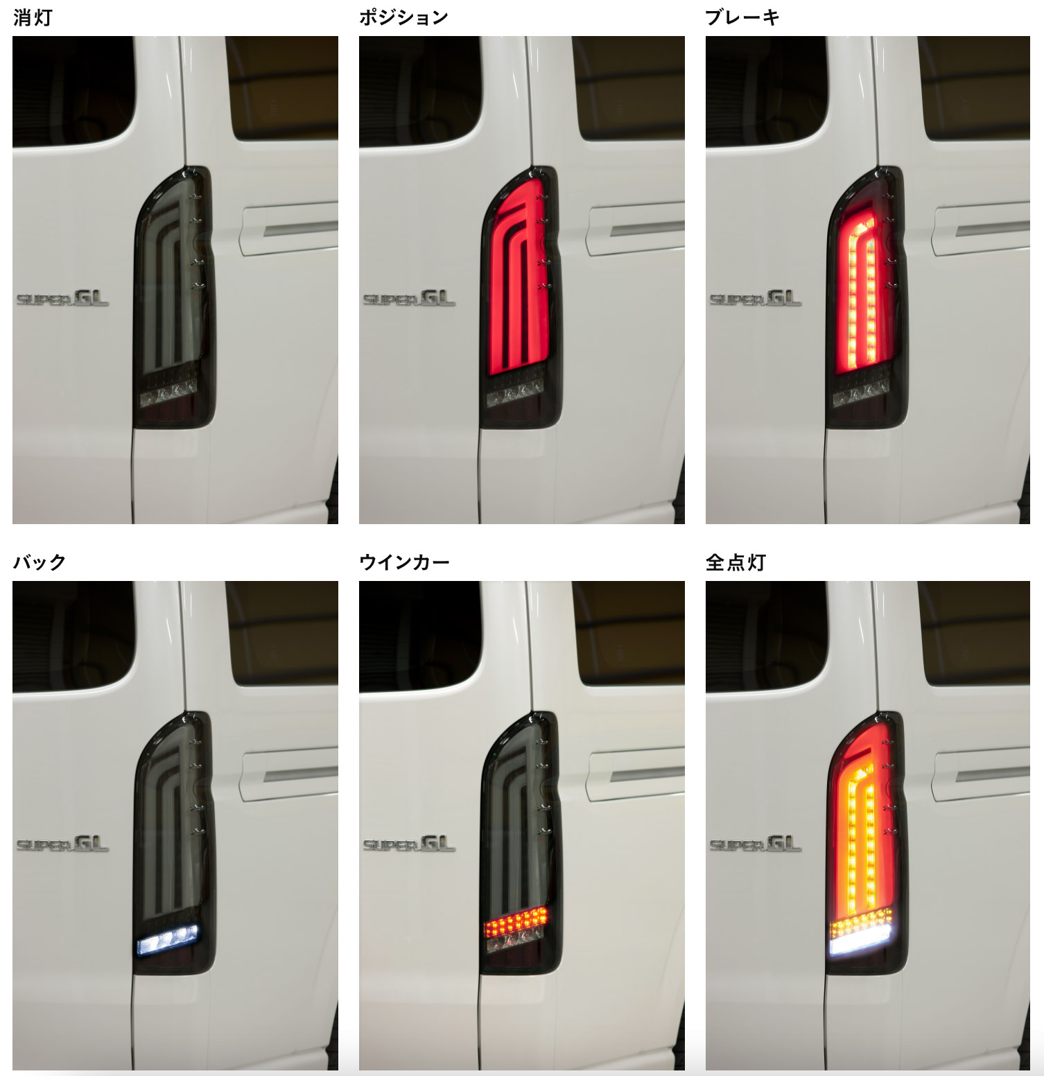 200系ハイエース VALENTI LEDテールランプ ULTRA Z（ウルトラゼータ