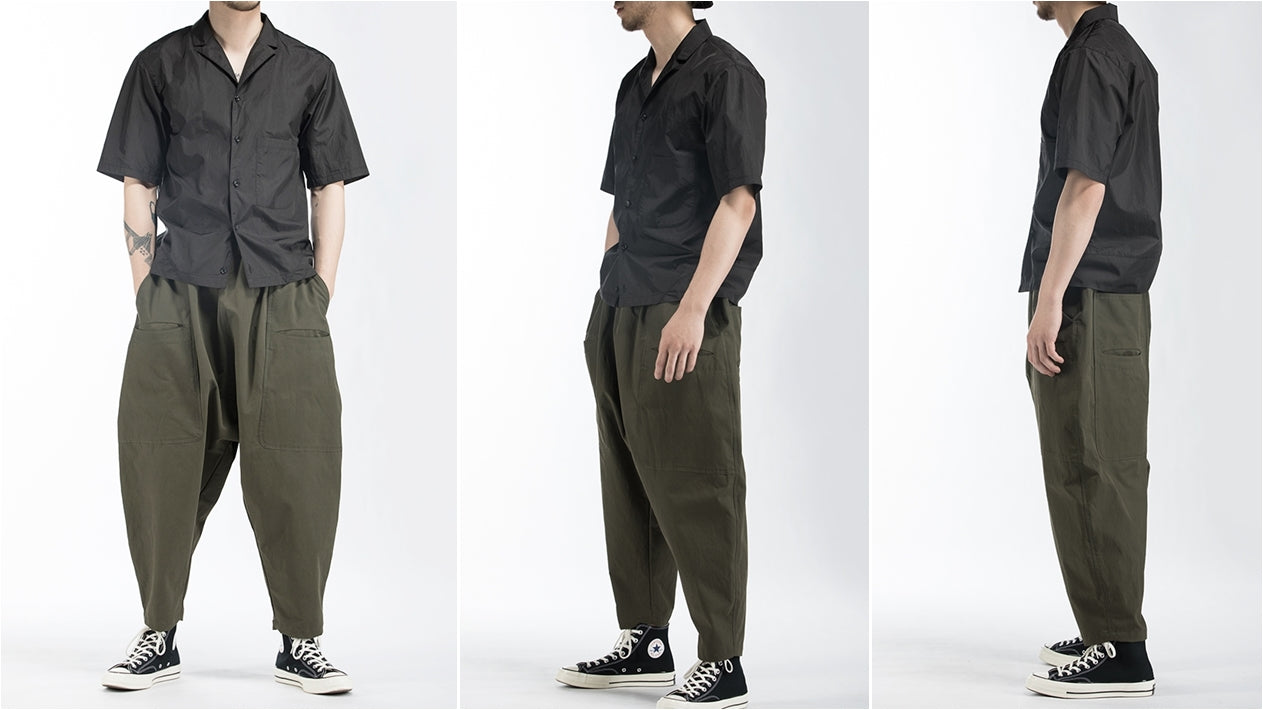 Men's Sarouel Wide Leg Trousers Japanese – Ofelya Boutique