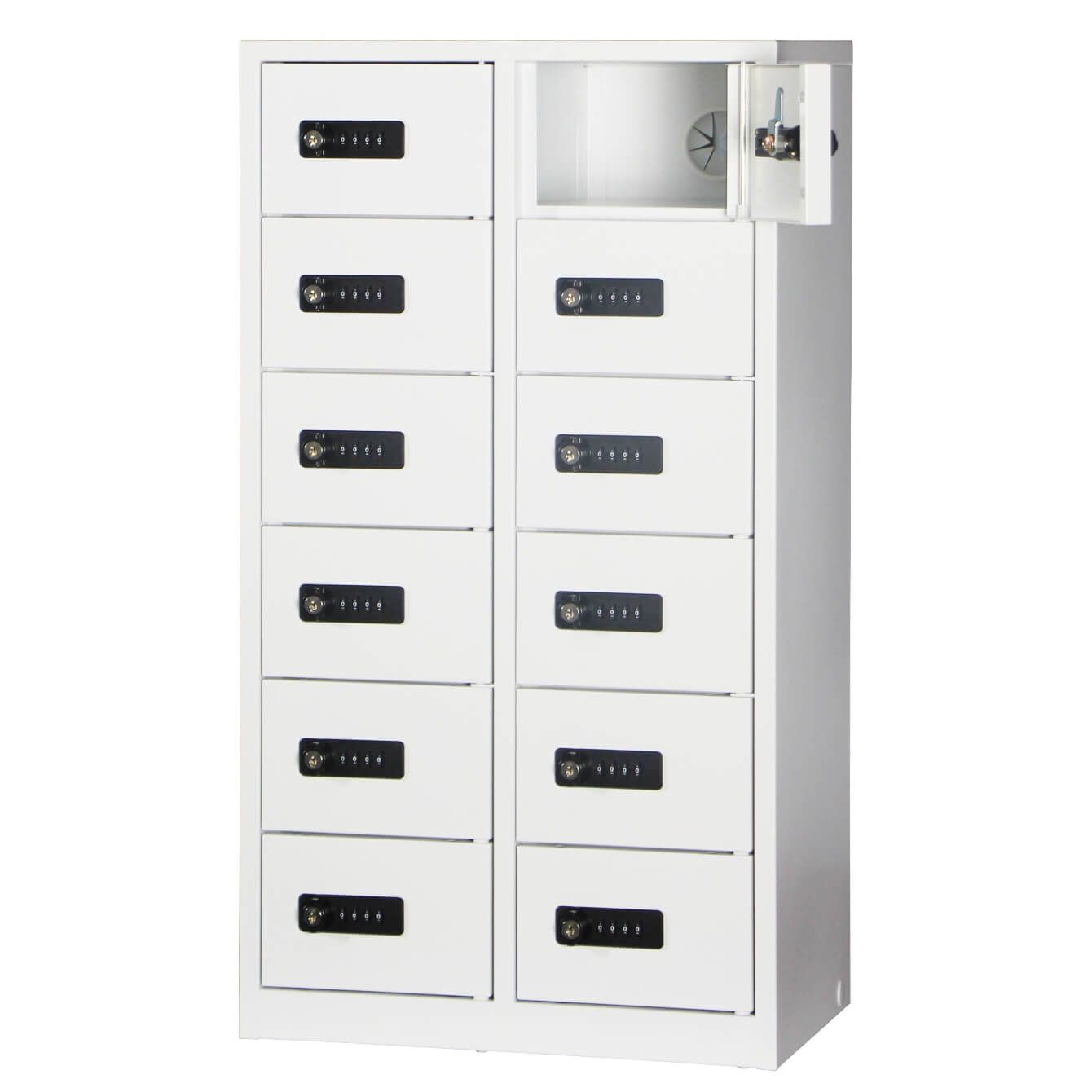 貴重品ボックス12人用（小型ダイヤル式） | オリジナルオフィス家具の