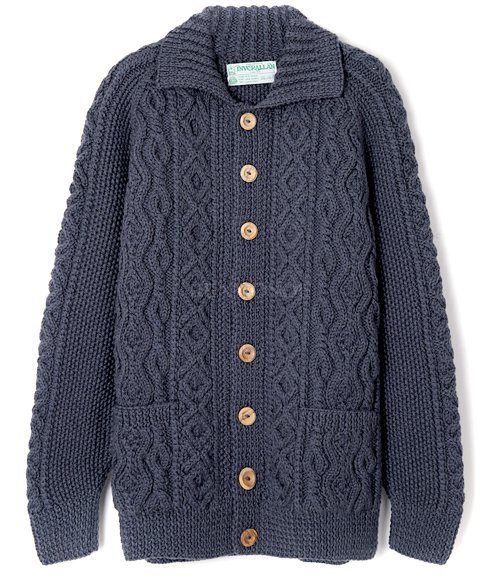 INVERALLAN]3A LUMBER CARDIGAN (3A - Slate) | 오케이몰